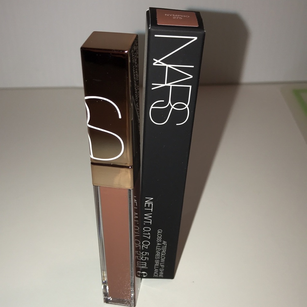 NEW NARS Afterglow Lip Shine Gloss in Nympho